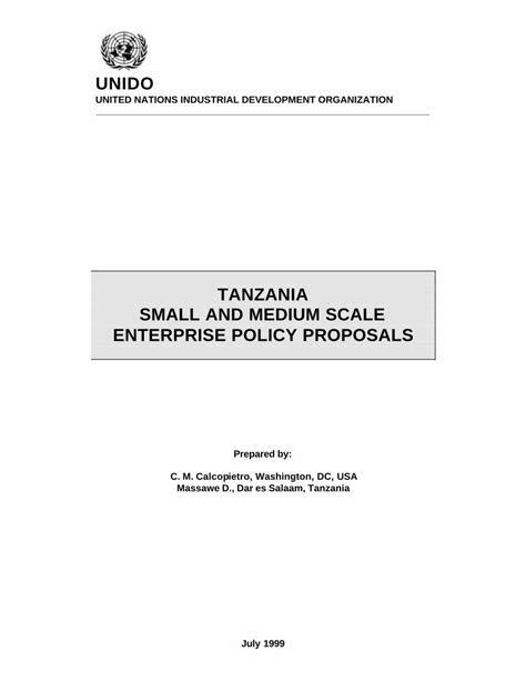 tanzania charity organizations|Role of Small and Medium Enterprises in Tanzania.